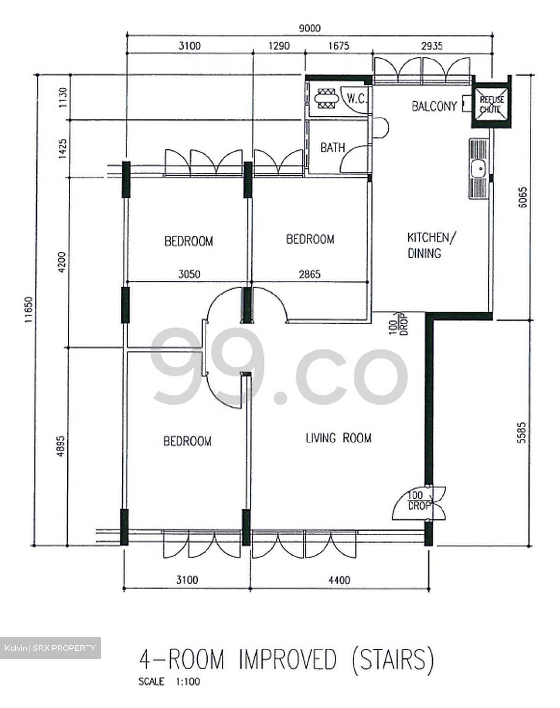 Blk 41 Bedok South Parkview (Bedok), HDB 4 Rooms #467486191